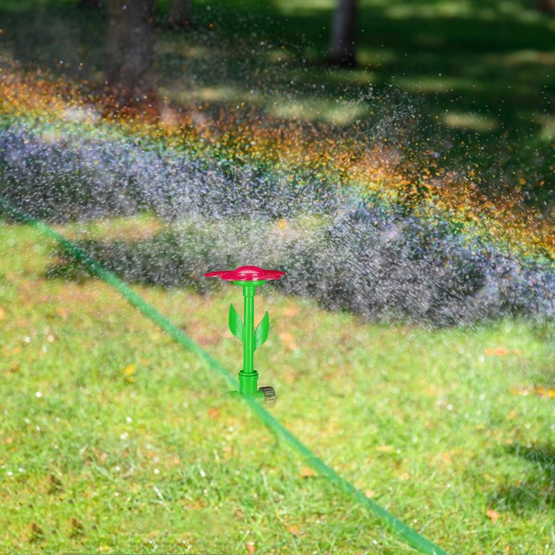 Automatikus kerti öntöző fűlocsolók Virág formájú pázsit öntöző locsológép Túlpermetezés elleni kerti öntöző az udvarra