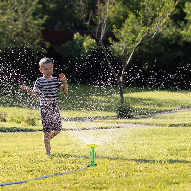 Automatikus kerti öntöző fűlocsolók Virág formájú pázsit öntöző locsológép Túlpermetezés elleni kerti öntöző az udvarra