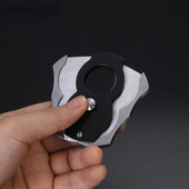 Резачка за пури от неръждаема стомана Ножица Нож за пури Нож за пури Двойни остриета Резачка за перфоратори за пури Гилотина Инструмент за пушене на пури