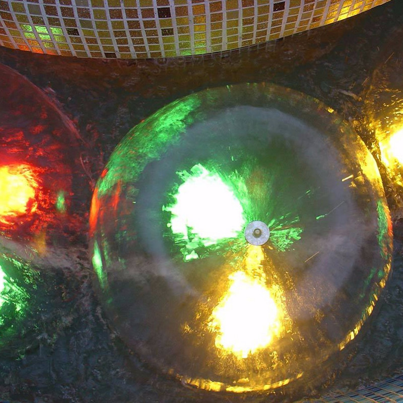 1db Belső menet 1/2``külső menet 3/4`` Rézgomba félgömb fúvóka Szökőkút locsolók kerti víz öntözéséhez