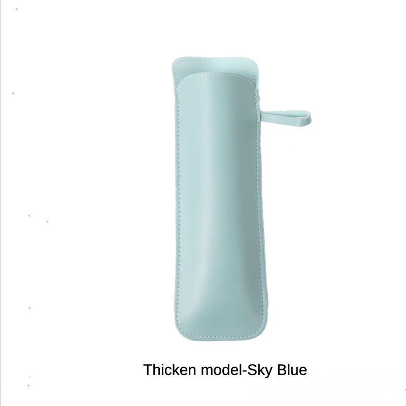 Kreatív színű bőr tok, automatikus esernyő színben illeszkedő bőr tok csomagolás ajándék esernyő csomag esernyő bőr tok