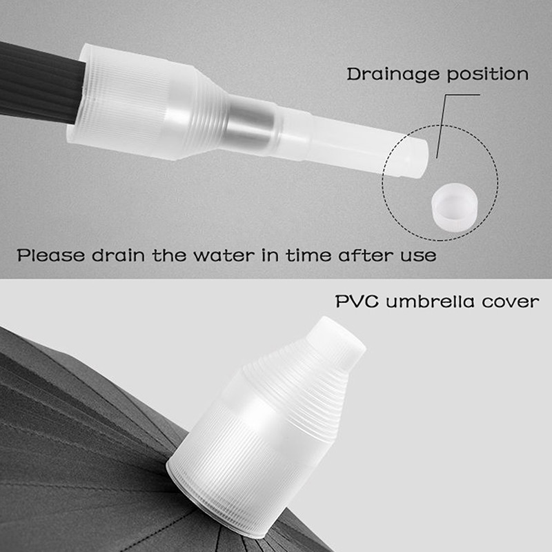 Esernyő alkatrészei Csepp vízkabát Vízálló esernyőhuzat felszerelhető Stay esernyő felső megelőzés, eső megállítása nedves talaj