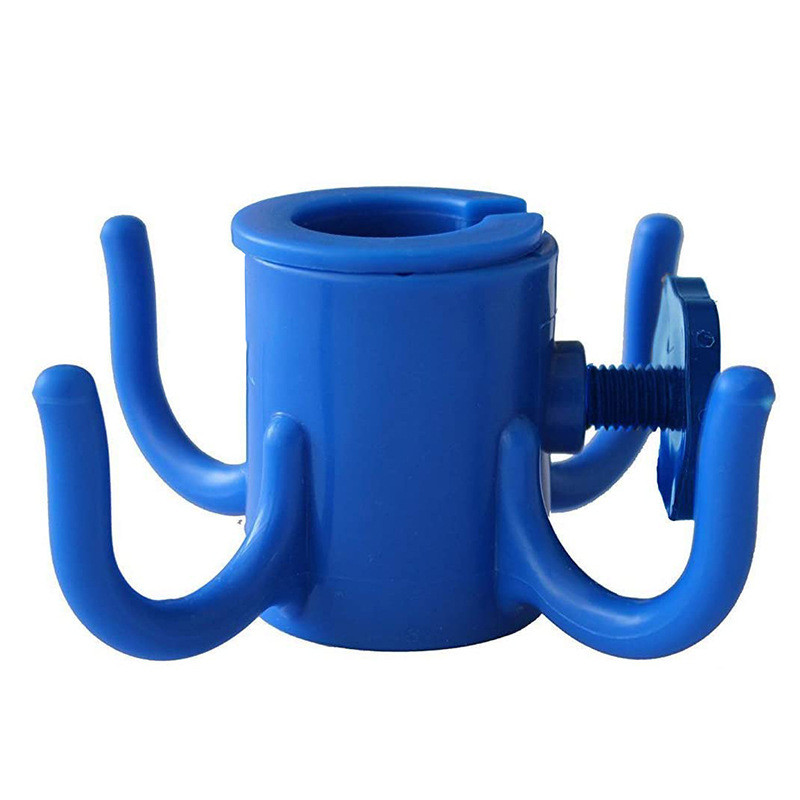 Műanyag 4 ágú napernyő akasztó kampó törölköző kamerához napszemüveg táskák medence kiegészítők kültéri