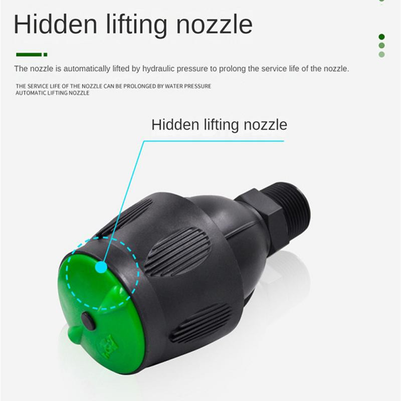 360°-os automatikus forgó locsolófej Hosszú élettartamú Széles alkalmazási tartomány Könnyen használható Könnyen felszerelhető Mcgonagall fúvóka