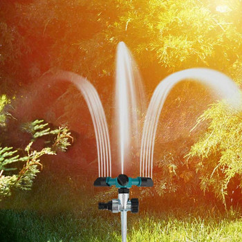 Пръскачки за трева за въртене на градината 360-градусов воден спринклер за игра на открито Градинска спринклерна система Спринклер за поливане на трева
