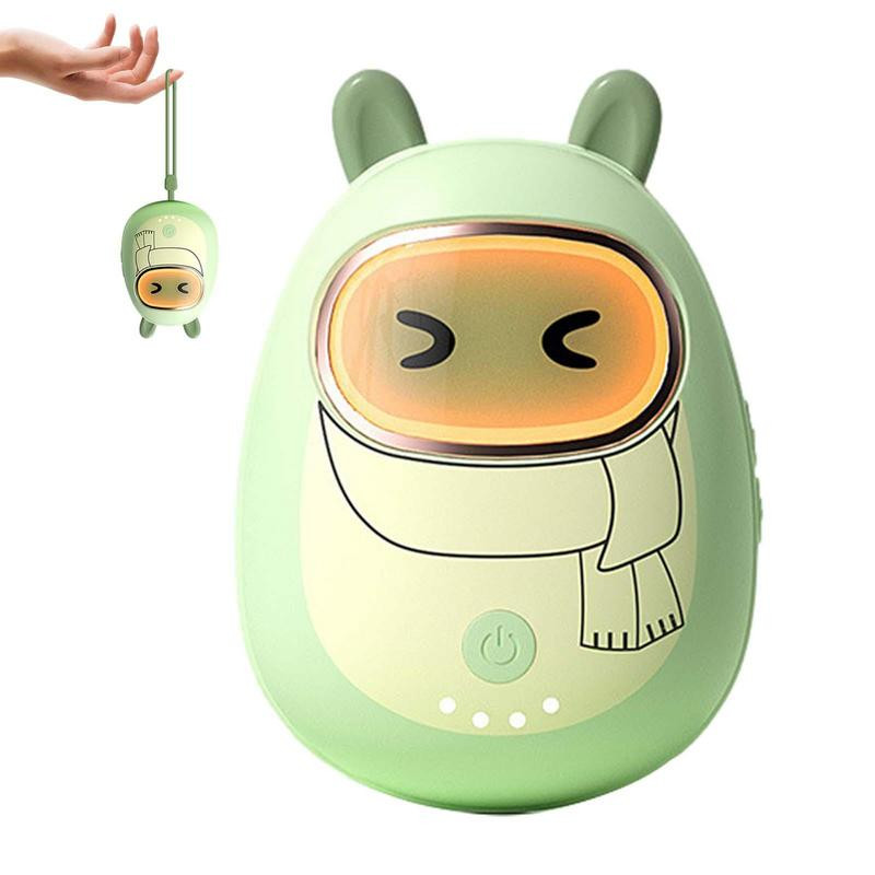 USB újratölthető elektromos zsebes kézmelegítő hordozható mini aranyos kézmelegítő kültéri, utazási túrázáshoz télen