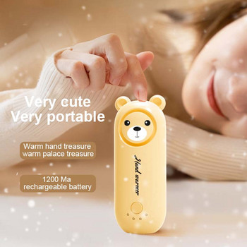 Μικρά αρκουδάκια Σόμπας Θερμαντήρες Χεριών Ζεστά Χέρια Μίνι Φορητός Φοιτητικός Χαριτωμένος Φορτιστής Κινητού Τηλεφώνου USB Ηλεκτρικός θερμαντήρας χεριών