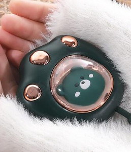 Μίνι φορητός θερμαντήρας χεριών Cat Paw Cute Winter Heater Γρήγορη θέρμανση Επαναφορτιζόμενη τσέπη USB 2400Mah Μικρός μίνι θερμαντήρας χεριών