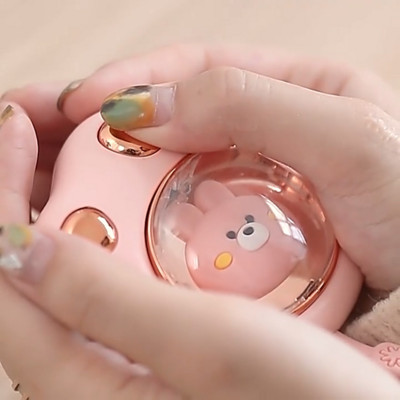 Μίνι φορητός θερμαντήρας χεριών Cat Paw Cute Winter Heater Γρήγορη θέρμανση Επαναφορτιζόμενη τσέπη USB 2400Mah Μικρός μίνι θερμαντήρας χεριών