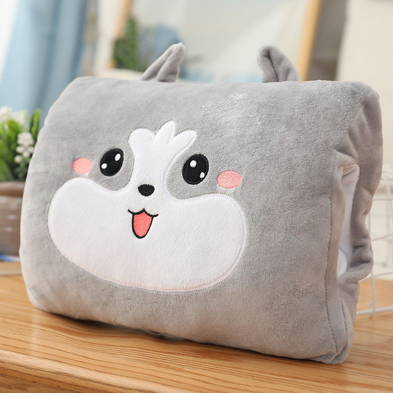 Gyerekek rajzfilmje aranyos dinoszaurusz kézmelegítő párna bemelegítő téli meleg plüssjáték diák kézmelegítő párna