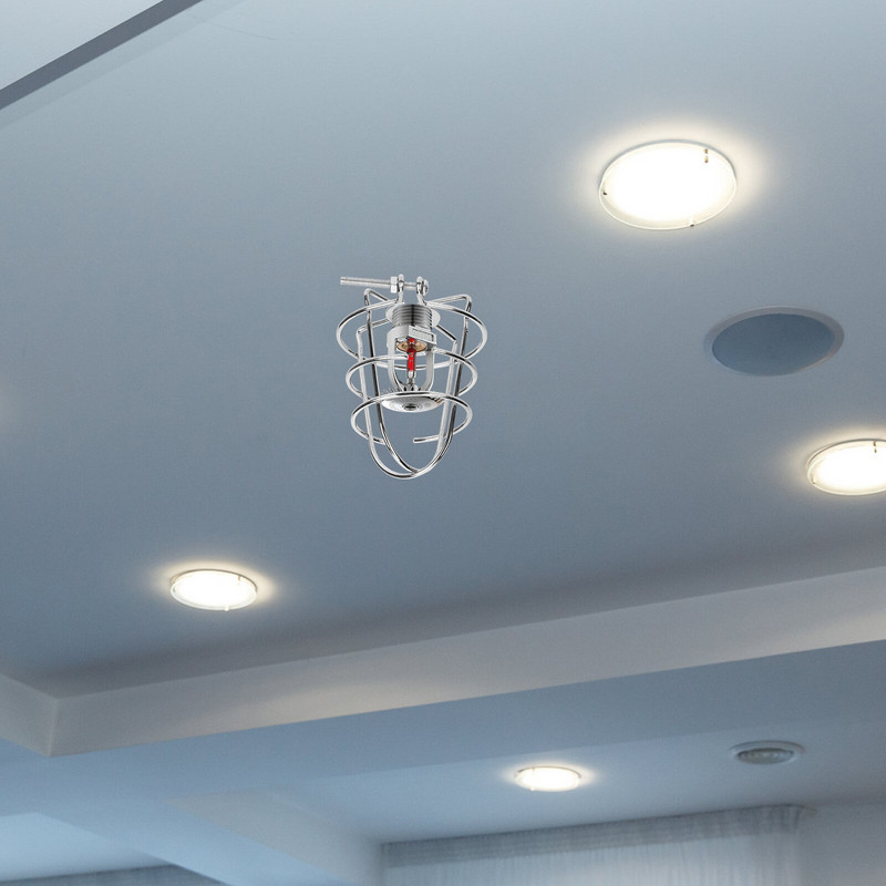 2 db Öntözővédő védőburkolat Állófej Függesztett Tűzvízvédő Kovácsoltvas