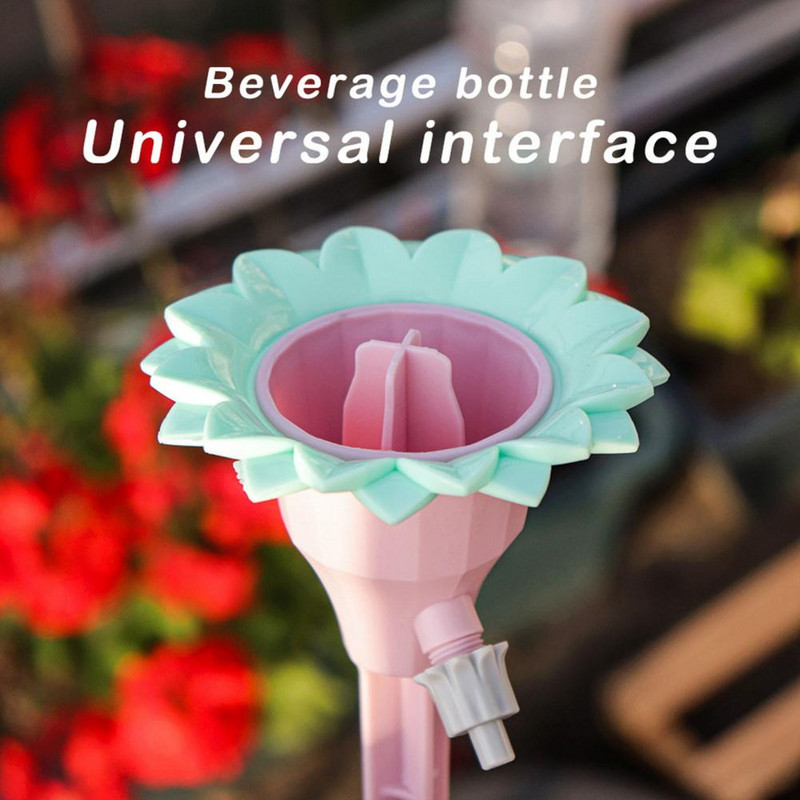 Automatikus virágformájú öntöző tüskék szobanövényekhez Kerti növények Irodai növények Állítható csepegtetők vakációhoz