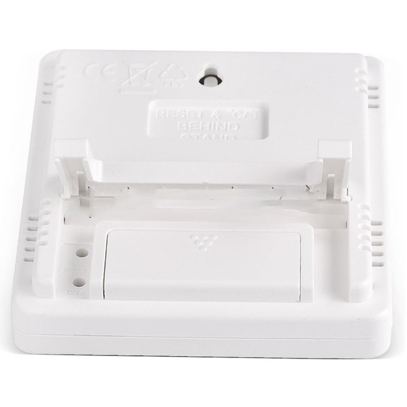 Digitális hőmérő nedvességmérő beltéri időjárásjelző állomás otthoni mini szobahőmérőhöz, hőmérséklet páratartalom-figyelő