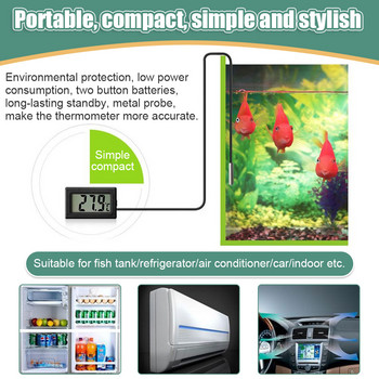 Ψηφιακό Ηλεκτρονικό Θερμόμετρο Υγρόμετρο Μίνι LCD Υγρασόμετρο Ψυγείο Ψυγείο Θερμόμετρο για-50~70 Ψύκτες Ψύκτες Ενυδρείου