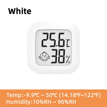 Мини LCD цифров термометър хигрометър вътрешна стая електронен измервател на температура влажност сензор датчик метеорологична станция за дома