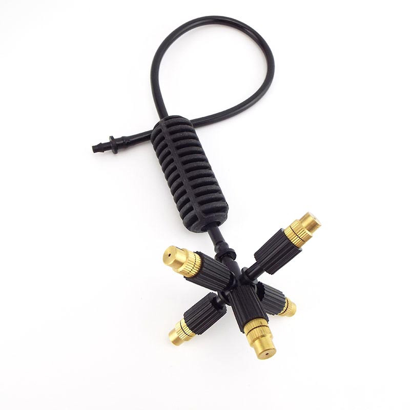 Sárgaréz permetező fúvóka függő sprinkler permetező mikropermetező vízcseppek elleni öntöző spray üvegházhatású kerti mezőgazdasághoz C1