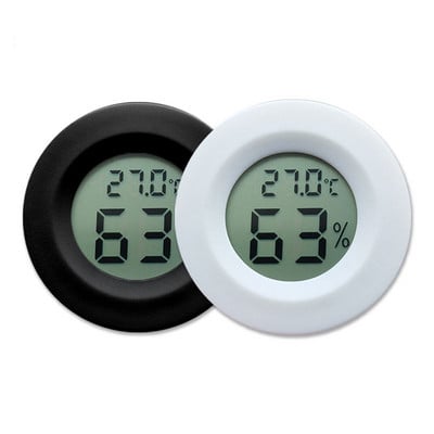 Hőmérő Higrométer Mini LCD digitális hőmérséklet páratartalom mérő detektor termográf beltéri szoba műszer