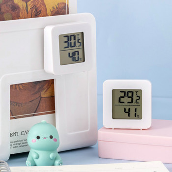 Мини електронен термометър, монтиран на стена, измервател на температурата, влажността, мулти-сценарийно приложение, хигрометър, домашни аксесоари, инструменти