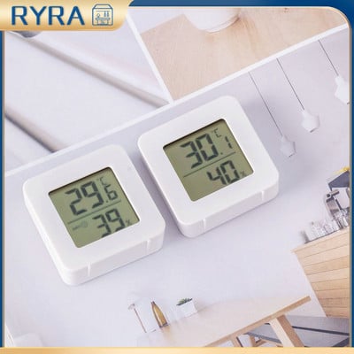 Mini termometru electronic montat pe perete Contor de temperatură umiditate Aplicație multi-scenariu Higrometru Accesorii pentru casă Instrumente