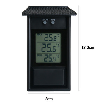 Цифров термометър, функция за памет за макс. мин. стаен термометър, битови термометри, екологичен термометър за стена, стая