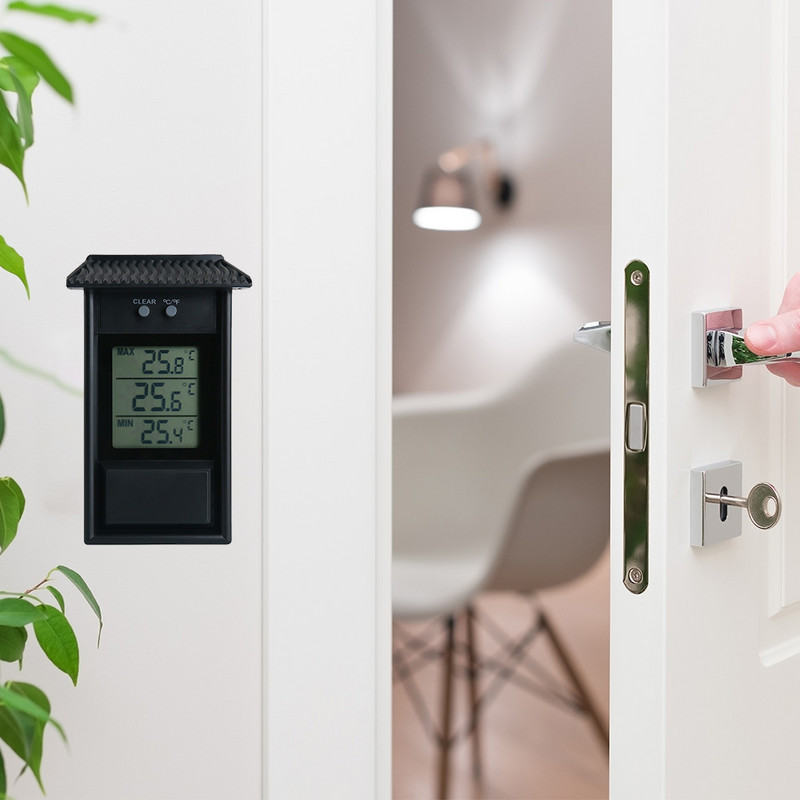 Digitális hőmérő memória funkció a Max Min szobahőmérőhöz Háztartási hőmérők Környezeti hőmérő fali helyiségekhez