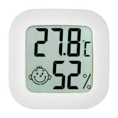Вътрешен цифров безжичен термометър LCD дисплей с течни кристали Вътрешен външен термометър за офис стая и бебешка стая