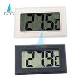 Мини LCD дисплей Цифров термометър за температура на фризера -50~110 градуса Температурен сензор Инструменти Вградена сонда