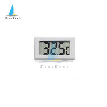 Мини LCD дисплей Цифров термометър за температура на фризера -50~110 градуса Температурен сензор Инструменти Вградена сонда
