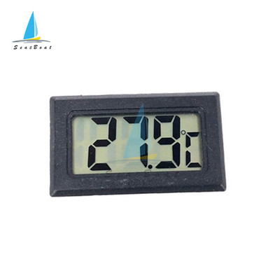 Мини LCD дисплей Цифров термометър за температура на фризера -50~110 градуса Температурен сензор Инструменти Вградена сонда