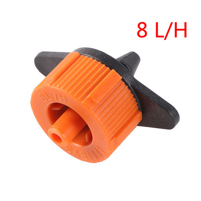 4L/H 8L/H Emitter 4mm Barb Pressure Compensating Dripper Εργαλεία γεωργίας Θερμοκηπίου Irrigation Dripper 30 τμχ