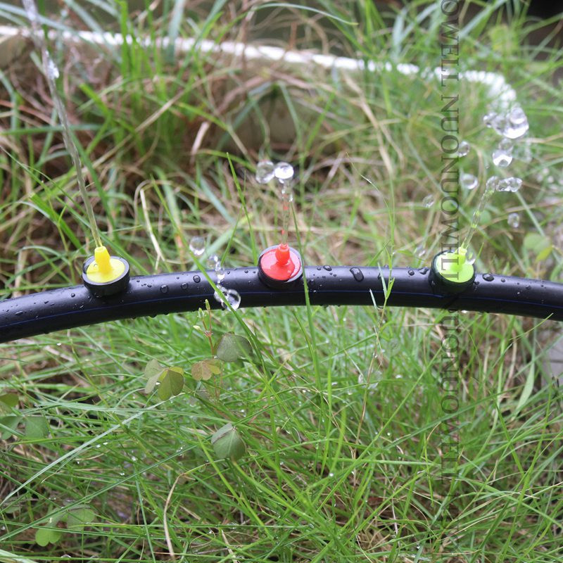 50db Flow 10L 20L 30L Nyomáskompenzáló cseppkibocsátó öntisztító csepegtető öntözővíz szabályozó csőtömlő PC csepegtető