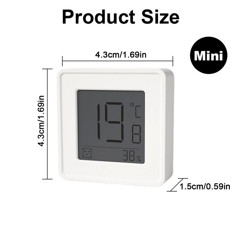 Mini beltéri hőmérő LCD digitális szobahőmérséklet szoba higrométer érzékelő érzékelő páratartalom mérő beltéri hőmérő hőmérséklet