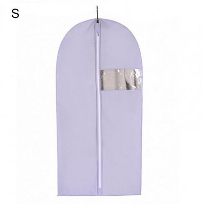 Ruhahuzat Porálló kabát huzat Ruhavédő táska Újrafelhasználható nem szőtt szövet látható ablak Ruházati akasztótáska