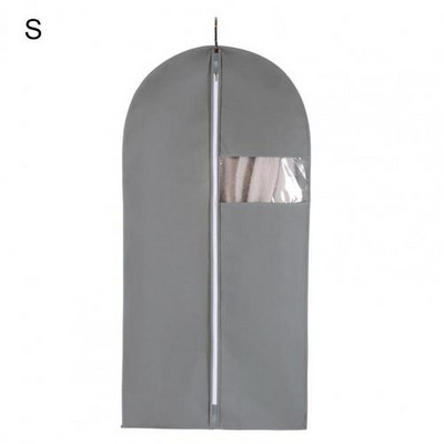 Ruhahuzat Porálló kabát huzat Ruhavédő táska Újrafelhasználható nem szőtt szövet látható ablak Ruházati akasztótáska