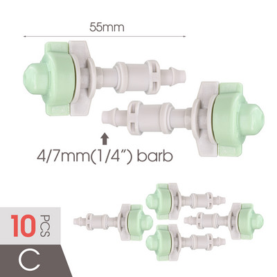 9-15L/H Kerti porlasztó öntözőszórók Permetező hűtőfúvókák 31-57L/H Cross Fine Spray mikroporlasztó üvegházhoz