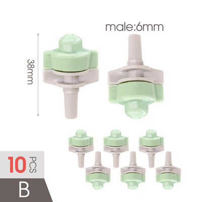 9-15L/H Kerti porlasztó öntözőszórók Permetező hűtőfúvókák 31-57L/H Cross Fine Spray mikroporlasztó üvegházhoz