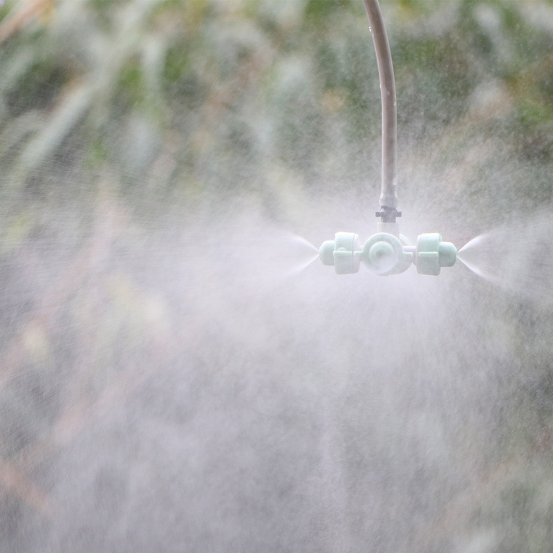 9-15L/H Kerti porlasztó öntözőszórók Permetező hűtőfúvókák 31-57L/H Cross Fine Spray mikroporlasztó üvegházhoz