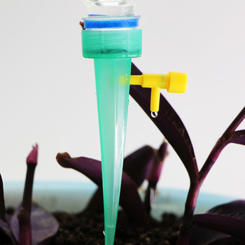 6PCS Регулируема контролна система за изключване на капково капене Устройства за самонапояване на градински растения Автоматично напояване Капкомер за дома
