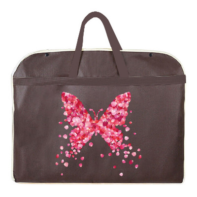 Porálló ruházati huzatok Esküvői ruha Porvédő öltöny Kabát Tárolótáska Pillangónyomat Ruhatáskák Akasztó Ruhaszervező