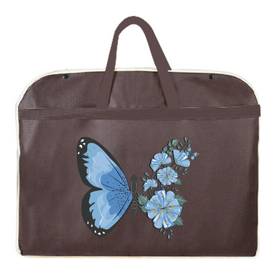 Porálló ruházati huzatok Esküvői ruha Porvédő öltöny Kabát Tárolótáska Pillangónyomat Ruhatáskák Akasztó Ruhaszervező