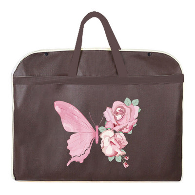 Porálló ruházati huzatok Esküvői ruha Porvédő öltöny Kabát Tárolótáska Pillangónyomat Ruhatáskák Akasztó Ruhaszervező