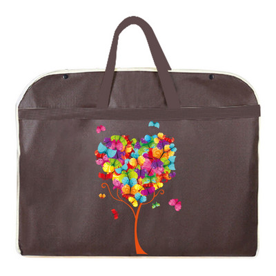 Porálló ruházati huzatok Esküvői ruha Porvédő öltöny Kabát Tárolótáska Pillangónyomat Ruhatáskák Akasztó Ruhaszervező