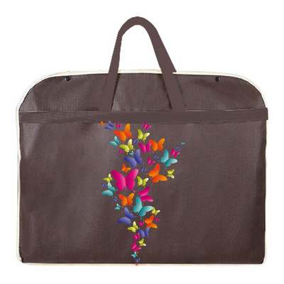 Porálló ruházati huzatok Esküvői ruha Porvédő öltöny Kabát Tárolótáska Pillangónyomat Ruhatáskák Akasztó Ruhaszervező