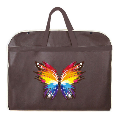 Porálló ruházati huzatok Esküvői ruha Porvédő öltöny Kabát Tárolótáska Pillangónyomat Ruhatáskák Akasztó Ruhaszervező