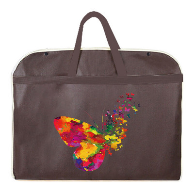 Porálló ruházati huzatok Esküvői ruha Porvédő öltöny Kabát Tárolótáska Pillangónyomat Ruhatáskák Akasztó Ruhaszervező