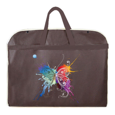 Porálló ruházati huzatok Esküvői ruha Porvédő öltöny Kabát Tárolótáska Pillangónyomat Ruhatáskák Akasztó Ruhaszervező