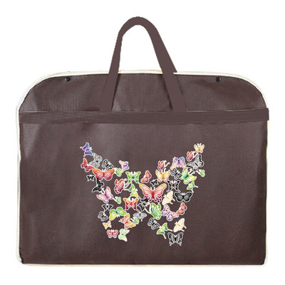 Porálló ruházati huzatok Esküvői ruha Porvédő öltöny Kabát Tárolótáska Pillangónyomat Ruhatáskák Akasztó Ruhaszervező