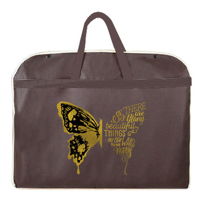 Porálló ruházati huzatok Esküvői ruha Porvédő öltöny Kabát Tárolótáska Pillangónyomat Ruhatáskák Akasztó Ruhaszervező