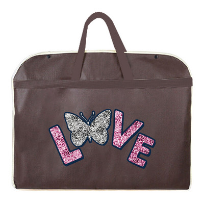 Porálló ruházati huzatok Esküvői ruha Porvédő öltöny Kabát Tárolótáska Pillangónyomat Ruhatáskák Akasztó Ruhaszervező