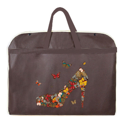 Porálló ruházati huzatok Esküvői ruha Porvédő öltöny Kabát Tárolótáska Pillangónyomat Ruhatáskák Akasztó Ruhaszervező